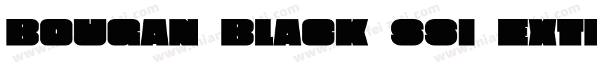 Bougan Black SSi Extra Bold字体转换
